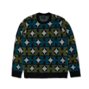 HUF Space Age Crewneck Sweater zwart sweatshirt met futuristische graphic