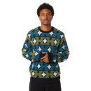 HUF Space Age Crewneck Sweater zwart sweatshirt met futuristische graphic