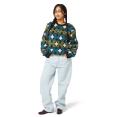 HUF Space Age Crewneck Sweater zwart sweatshirt met futuristische graphic