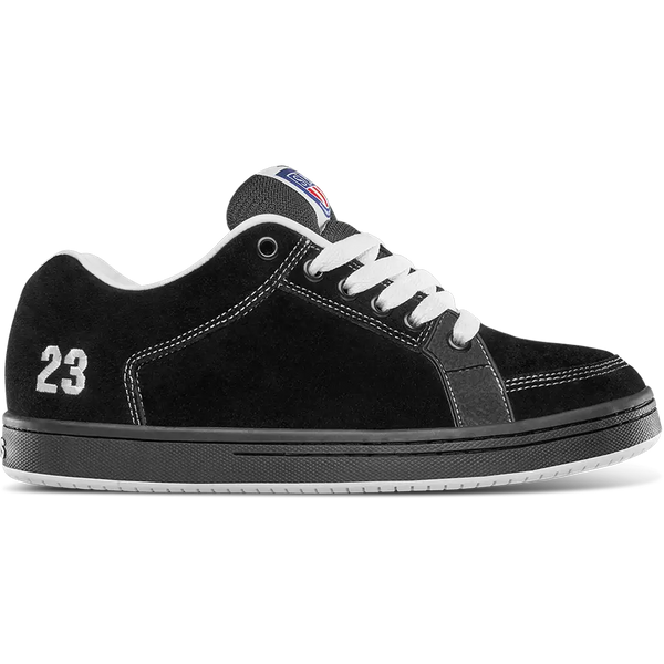 Etnies Sal 23 Black White – retro skateschoen van Sal Barbier in zwart met wit