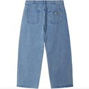 Bestel de Obey Bigwig Bigwig denim carpenter pant Light indigo veilig, gemakkelijk en snel bij Revert 95. Check onze website voor de gehele Obey collectie, of kom gezellig langs bij onze winkel in Haarlem.