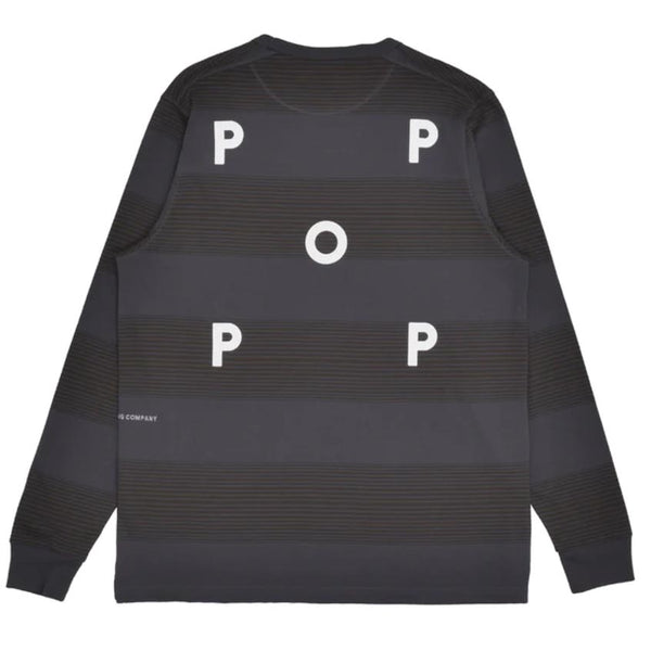 Bestel de Pop Trading Company striped logo longsleeve t-shirt veilig, gemakkelijk en snel bij Revert 95. Check onze website voor de gehele Pop Trading Company collectie, of kom gezellig langs bij onze winkel in Haarlem.	