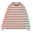 Bestel de Pop Trading Company miffy embroidered striped longsleeve t-shirt offwhite multi veilig, gemakkelijk en snel bij Revert 95. Check onze website voor de gehele Pop Trading Company collectie, of kom gezellig langs bij onze winkel in Haarlem.