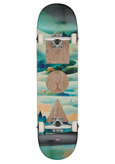 Globe G1 Stack Can Computers Dream – skateboarddeck van 7-laags esdoorn met futuristische Stack-graphic en medium concave