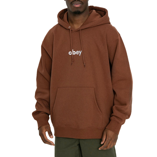 Obey lowercase hood Sepia