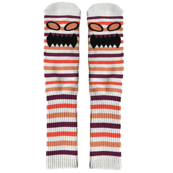 Toy Machine Monster Face Mini Stripes Crew Socks