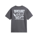 Vans Earthbound Loose Fit SS Asphalt – donkergrijs loose fit T-shirt van duurzaam katoen met subtiele Vans-graphic