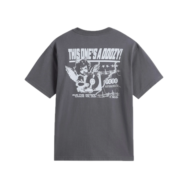 Vans Earthbound Loose Fit SS Asphalt – donkergrijs loose fit T-shirt van duurzaam katoen met subtiele Vans-graphic