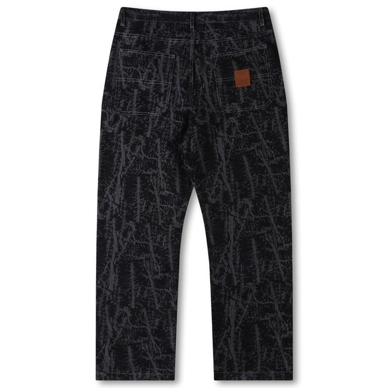 Former Turmoil Distend Pant Black – wide tapered pants met minimalistische Former-stijl