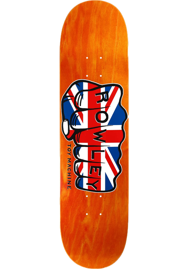 Toy Machine Rowley Union Jack Deck – skateboarddeck met Union Jack graphic en 7-laags esdoorn constructie