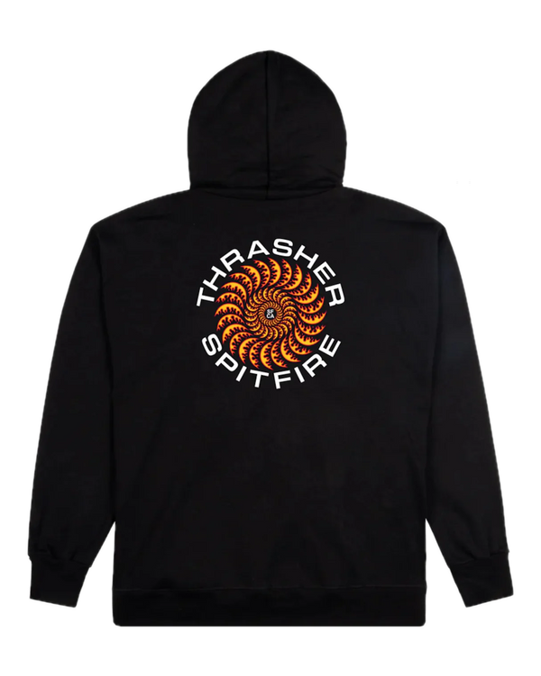 Thrasher x Spitfire Classic Swirl Hooded Sweater – premium hoodie met iconische Spitfire swirl graphic