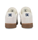 DC Shoes Manteca 4 Off White Navy skate schoen met suède upper en cupsole zool