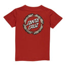 Koop de Santa Cruz Youth Flame Ringed Dot T-Shirt veilig  en snel bij Revert 95 online of kom hem checken in de winkel in Haarlem.
