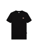 Dickies Youth Mapleton Tee Black – zwart kinder-T-shirt van katoen met regular fit en subtiel Dickies-logo op de borst