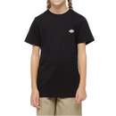 Dickies Youth Mapleton Tee Black – zwart kinder-T-shirt van katoen met regular fit en subtiel Dickies-logo op de borst