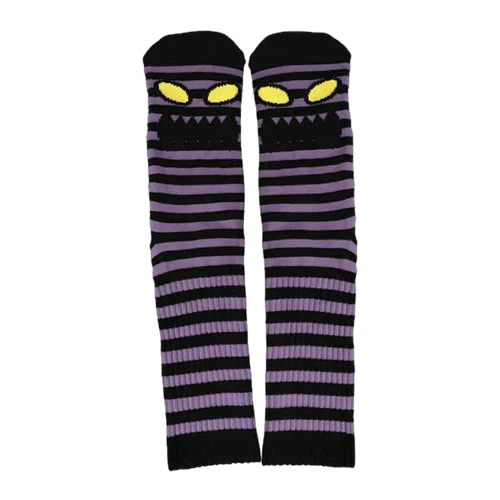 Toy Machine Monster Face Mini Stripes Crew Socks