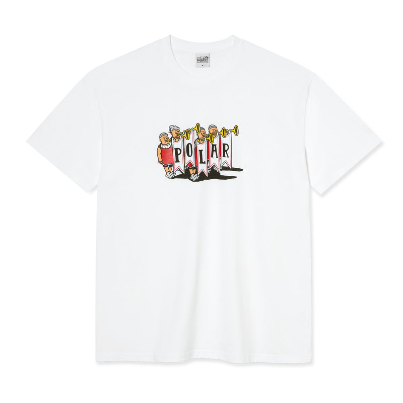 Bestel de Polar Skate Co Tee Trumpets snel, veilig en gemakkelijk bij Revert 95. Check de gehele Polar Skate Co collectie op onze site, of kom gezellig langs bij onze winkel in Haarlem.