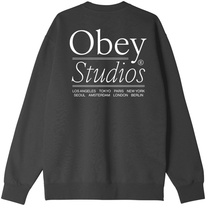 Obey studios crew sweater