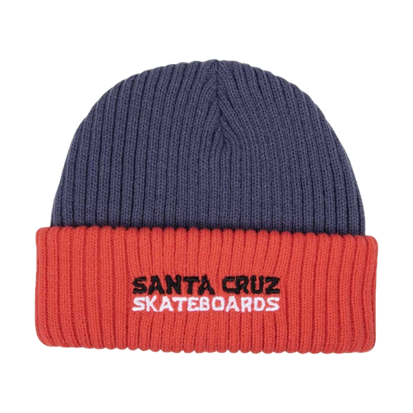 Santa Cruz Youth Screaming Connect Beanie – kinder beanie met Screaming Hand Connect patch en gebreide structuur