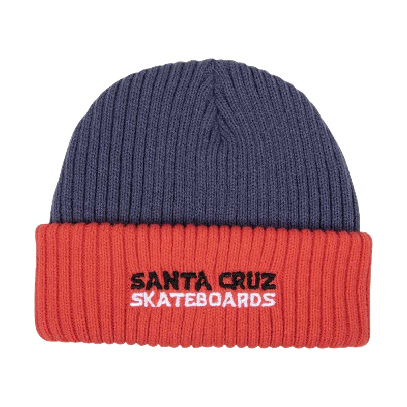 Santa Cruz Youth Screaming Connect Beanie – kinder beanie met Screaming Hand Connect patch en gebreide structuur