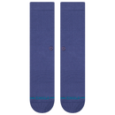 Stance Icon Indigo 2 – indigoblauwe crew sokken van Stance met medium cushioning en iconisch logo