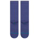 Stance Icon Indigo 2 – indigoblauwe crew sokken van Stance met medium cushioning en iconisch logo