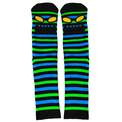 Toy Machine Monster Face Mini Stripes Crew Socks