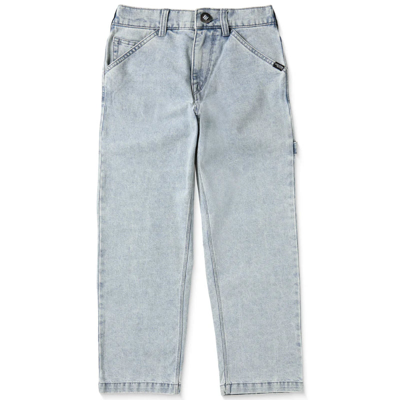 Koop de Volcom Krafter Denim Pant Ice Blue Kids veilig en snel bij Revert 95 online of kom hem checken in de winkel in Haarlem.