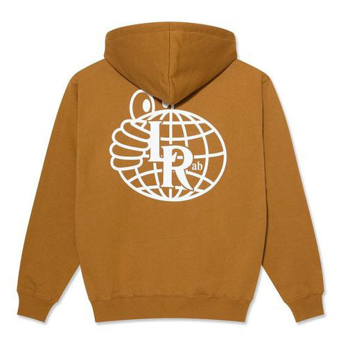 Atlas Monogram Hoodie Golden Brown White