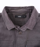 Former Legacy LS Overshirt Pepper – premium overshirt in Pepper kleur met relaxed fit