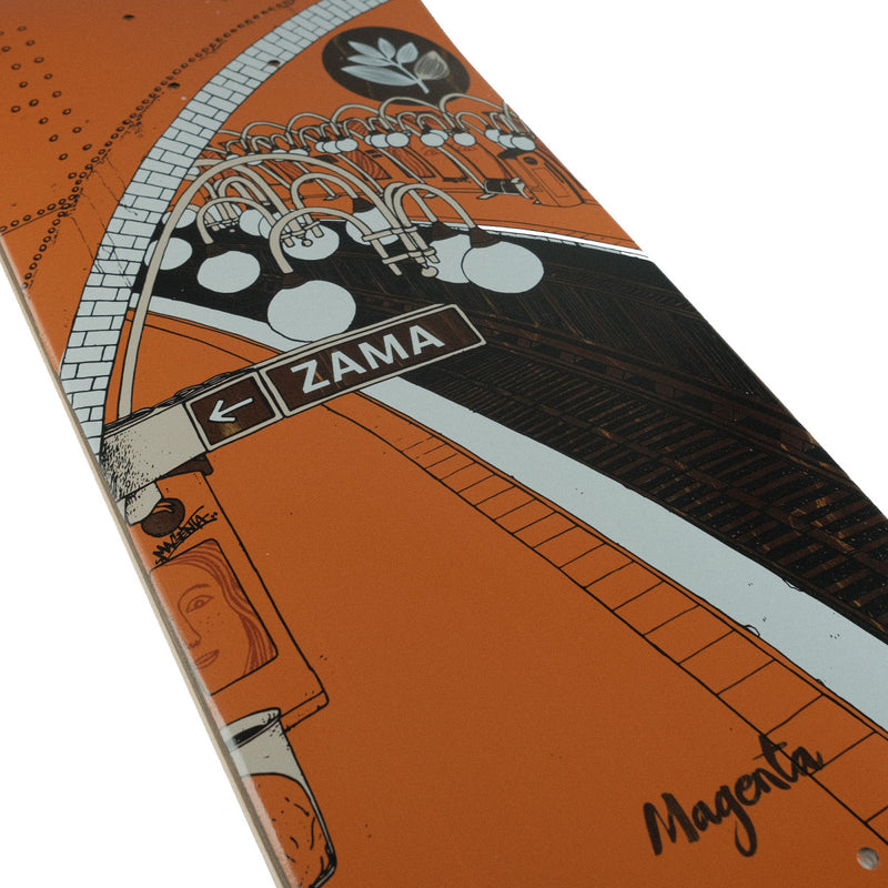 Magenta Skateboards Shogo Zama – Metro Series Deck met artistieke graphic van Soy Panday en gratis griptape