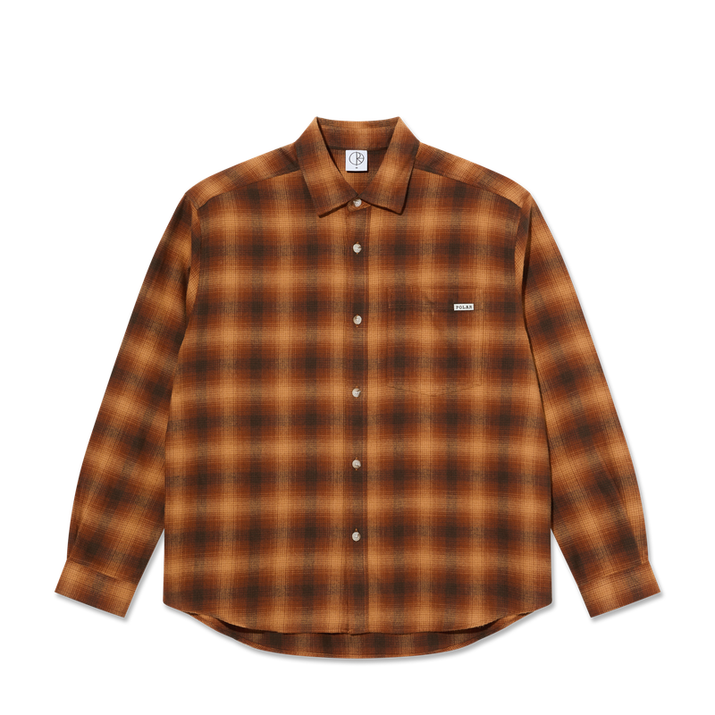 Polar Skate Co Mitchell LS Shirt Shadow Check