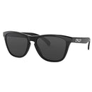 Oakley Frogksins Polished Black Grey gepolariseerd zonnebril zijkant Revert95.com