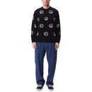 Obey Hardwork Denim Pants – Stonewash Indigo straight leg jeans van 100% katoen met vintage stonewash wassing