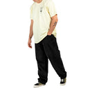Baggy Black Rigid Corduroy Pant