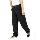 Baggy Black Rigid Corduroy Pant