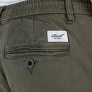 Reell Denim Reflex Easy ST Olive close up achteraanzicht broek