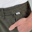 Reell Denim Reflex Easy ST Olive close up vooraanzicht broek