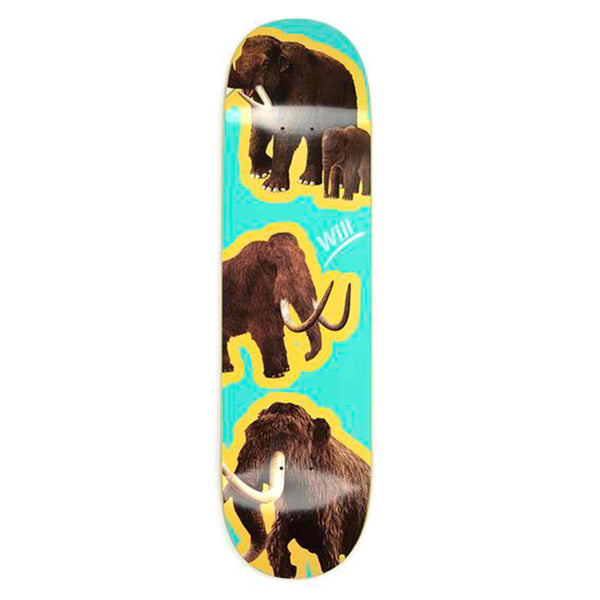 Alltimers Species Will Mammoth Skateboard Deck 8,0” achterkant Revert95.com