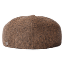 Brixton Brood Snap Cap Brown Khaki achterkant