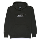 Revert 95 Checkerboard Box Logo Hoodie Ash Black