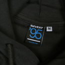 Revert 95 Small Checkerboard Box Logo Hoodie Ash Black