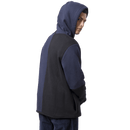 HUF ARRAY PULLOVER HOODIE navy blazer zijkant