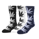 HUF ESSENTIALS PLANTLIFE SOCK 3-PK BLACK WHITE NAVY