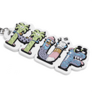 HUF STEVEN HARRINGTON sleutelhanger close-up