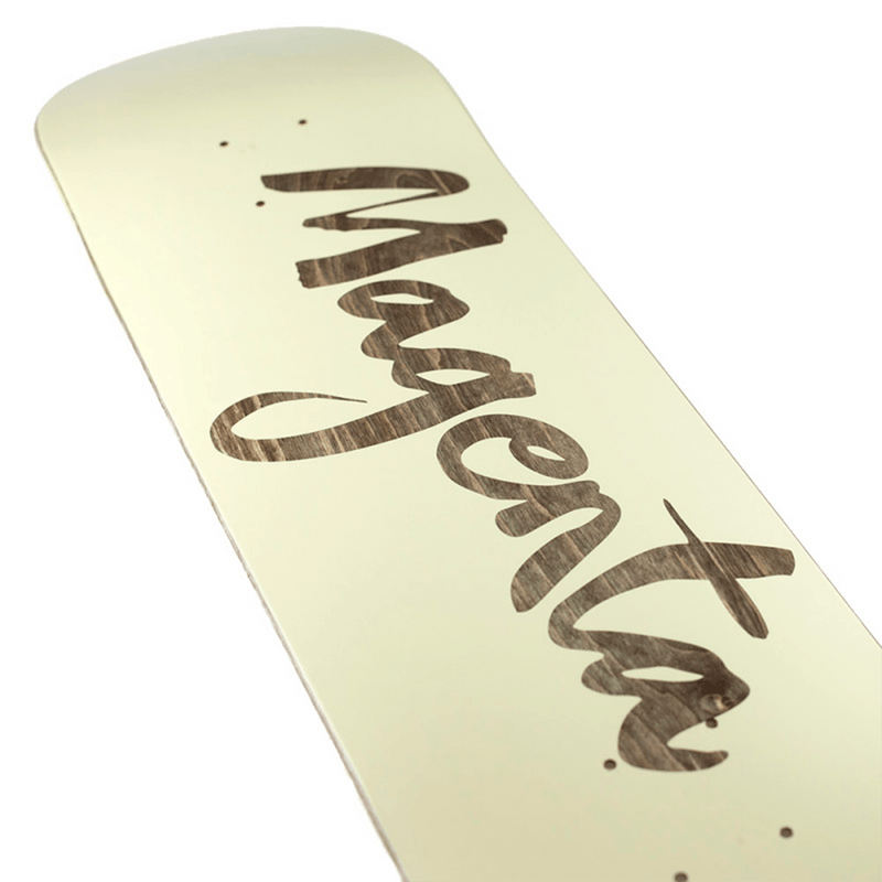 Magenta Skateboards BRUSH TEAM BOARD achterkant close-up