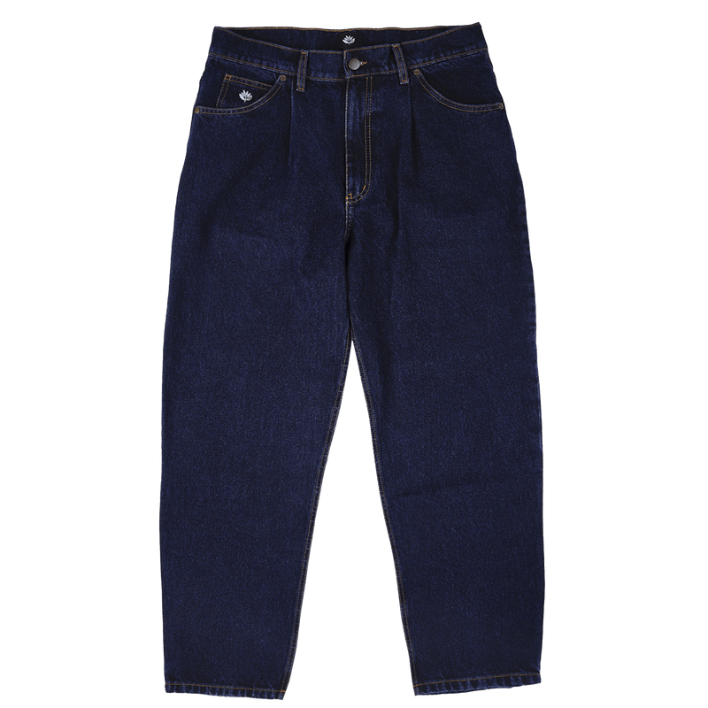Magenta Skateboard denim jeans OG DENIM DARK BLUE broek voorkant Revert95.com