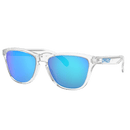 Oakley Frogskins Crystal Clear Prizm Sapphire zijkant