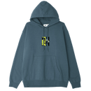 Obey Piano man Hooded Sweater deep ocean voorkant