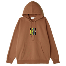 Obey Piano man Hooded Sweater ginger voorkant